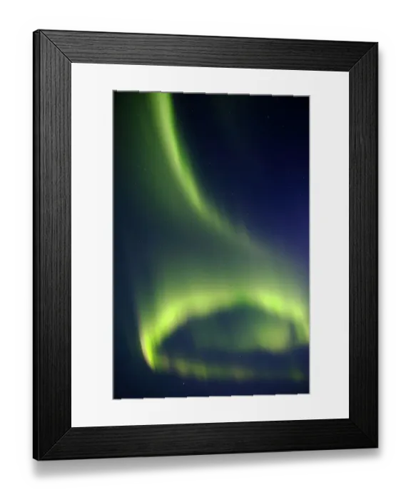 Framed Print : Northern lights (Aurora borealis) over Senja, Norway. February Framed Print : Northern lights (Aurora borealis) over Senja, Norway. February