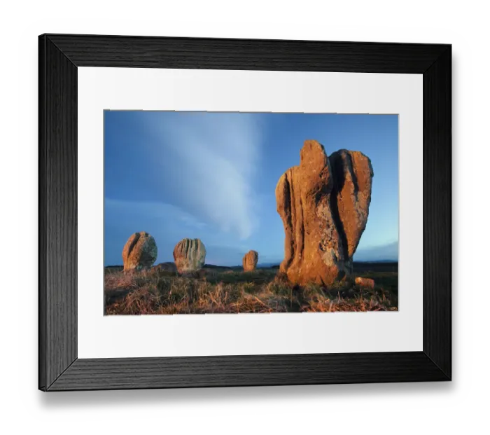 Framed Print : Duddo Stone Circle, Northumberland, England, UK, March 2010 Framed Print : Duddo Stone Circle, Northumberland, England, UK, March 2010