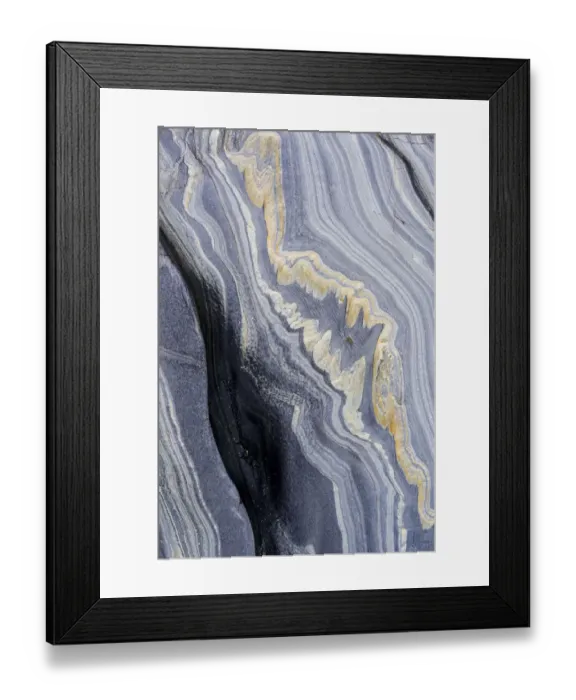 Framed Print : Abstract pattern detail in Slate rock, Kintra, Islay, Scotland Framed Print : Abstract pattern detail in Slate rock, Kintra, Islay, Scotland