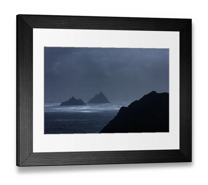Framed Print : Moonlight over the Skellig Islands, Puffin Island, County Kerry, Ireland, Europe Framed Print : Moonlight over the Skellig Islands, Puffin Island, County Kerry, Ireland, Europe