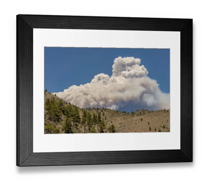 Framed Print : Fort Collins- Colorado forest fire seen from Estes Park Framed Print : Fort Collins- Colorado forest fire seen from Estes Park