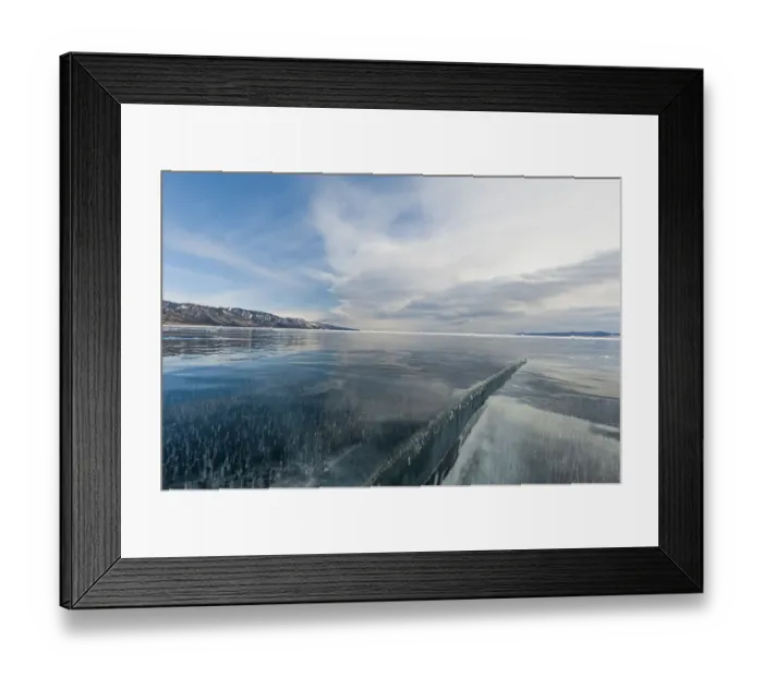 Framed Print : Landscape of ice on Lake Baikal, Siberia, Russia, Lake Baikal, Siberia, Russia. March 2015 Framed Print : Landscape of ice on Lake Baikal, Siberia, Russia, Lake Baikal, Siberia, Russia. March 2015