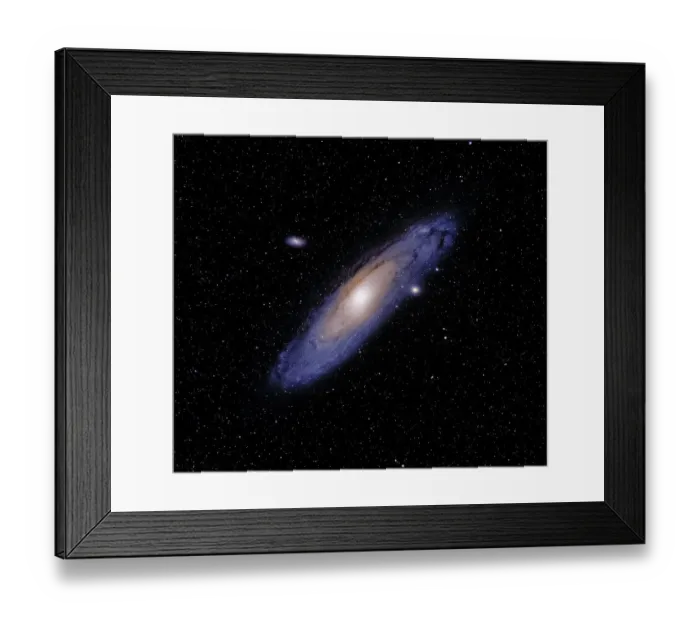 Framed Print : Andromeda (M31) with its two syster galaxies (M32 and M110) Eastern Colorado. 8 November 2015 Framed Print : Andromeda (M31) with its two syster galaxies (M32 and M110) Eastern Colorado. 8 November 2015