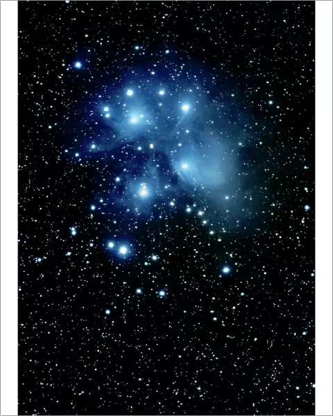 Pleiades or Seven Sisters (Messier 45 aka M45) in Taurus Constellation, taken from Eastern Colorado