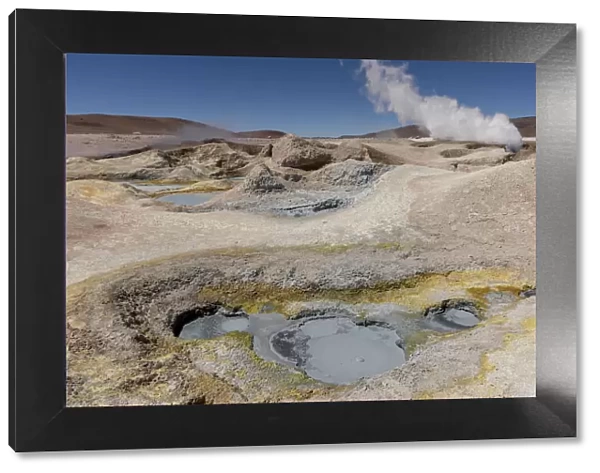 Sol de Manana geyser bassin, Reserva Eduardo Avaroa, Altiplano, Bolivia