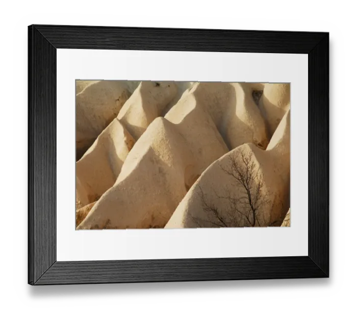 Framed Print : Landscape modified by the erosion process Framed Print : Landscape modified by the erosion process