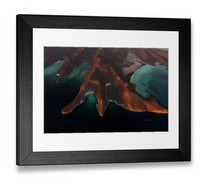 Framed Print : Aerial view of Espiritu Santo Island National Park, Sea of Cortez (Gulf of California) Framed Print : Aerial view of Espiritu Santo Island National Park, Sea of Cortez (Gulf of California)