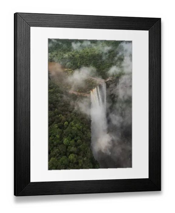 Framed Print : Kaieteur Falls is the worlds widest single drop waterfall, located on the Potaro Framed Print : Kaieteur Falls is the worlds widest single drop waterfall, located on the Potaro