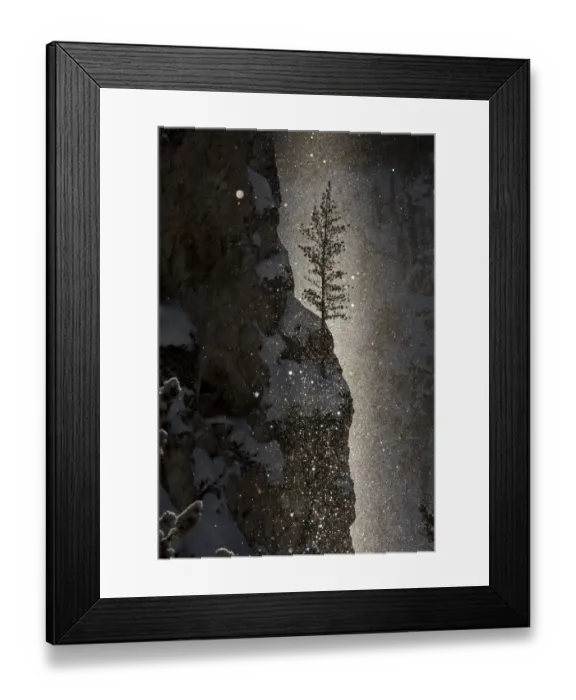 Framed Print : Sun beam at sun rise over the Grand Canyon of the Yellowstone, Yelllowstone National Park Framed Print : Sun beam at sun rise over the Grand Canyon of the Yellowstone, Yelllowstone National Park