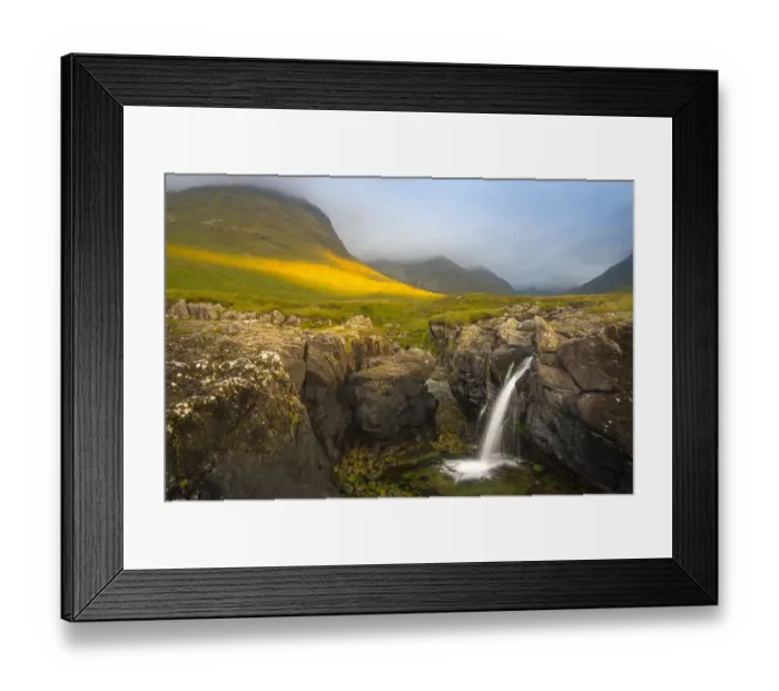 Framed Print : Waterfall by Dibidil, Isle of Rum, Scotland, UK, September 2015 Framed Print : Waterfall by Dibidil, Isle of Rum, Scotland, UK, September 2015