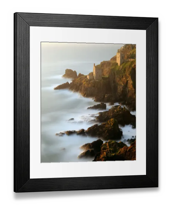 Framed Print : Ruined tin mineshafts at Botallack Head, near St Just, Cornwall, UK. September 2009 Framed Print : Ruined tin mineshafts at Botallack Head, near St Just, Cornwall, UK. September 2009