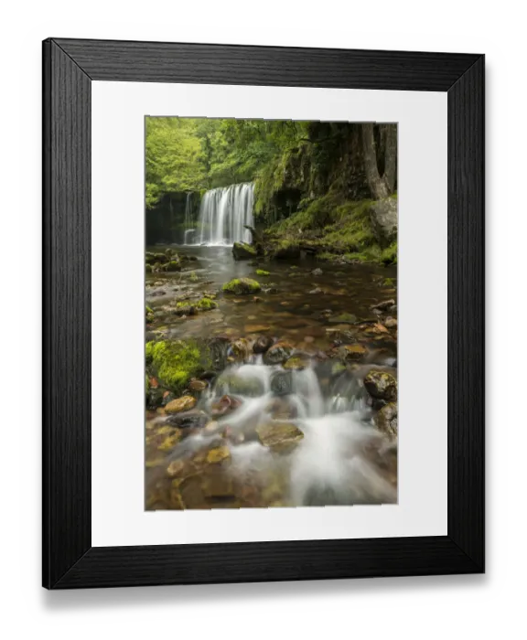 Framed Print : Sgwd Ddwli Uchaf (Upper Gushing Falls) waterfall, Pontneddfechan, Powys, Wales, UK, September 2013 Framed Print : Sgwd Ddwli Uchaf (Upper Gushing Falls) waterfall, Pontneddfechan, Powys, Wales, UK, September 2013