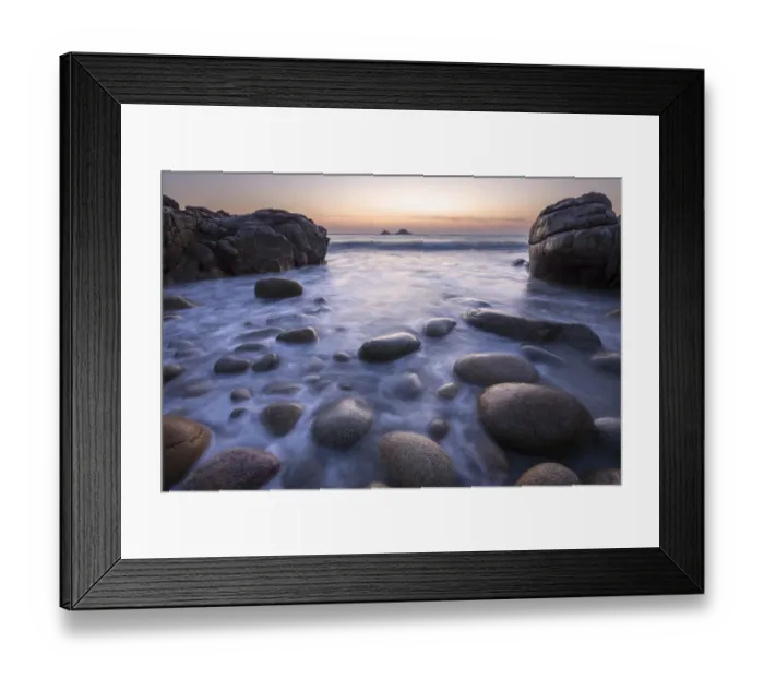 Framed Print : RF - Porth Nanven (The Cot Valley), view looking towards the Brisons at sunset, nr St Just Framed Print : RF - Porth Nanven (The Cot Valley), view looking towards the Brisons at sunset, nr St Just