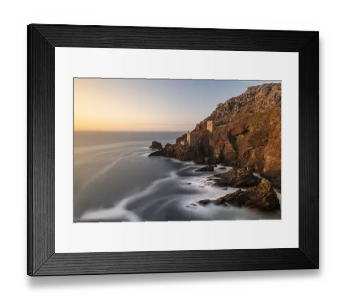 Framed Print : The Crowns Engine houses bathed in late evening light, Botallack, West Cornwall, UK Framed Print : The Crowns Engine houses bathed in late evening light, Botallack, West Cornwall, UK