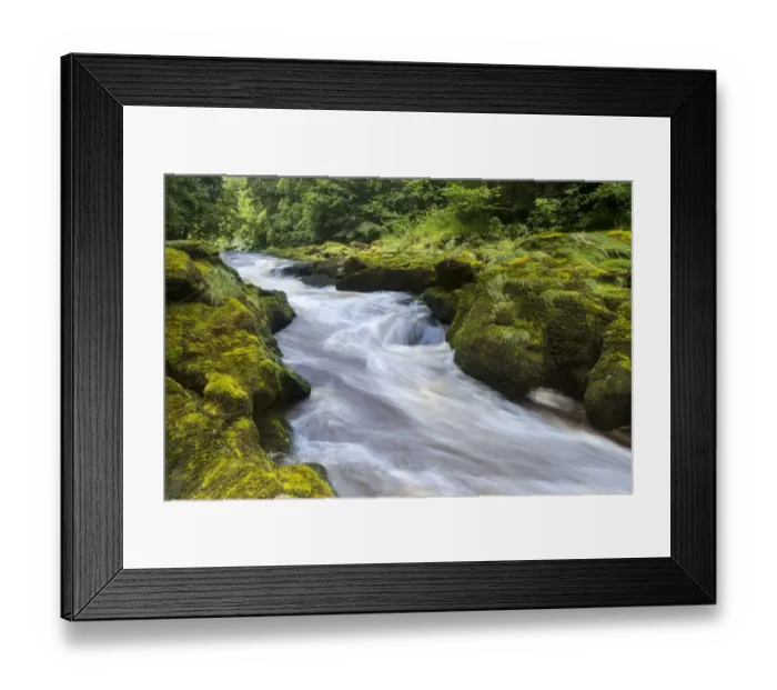 Framed Print : The Strid, River Wharfe, slow shutter speed showing movement of the water, Bolton Abbey Estate Framed Print : The Strid, River Wharfe, slow shutter speed showing movement of the water, Bolton Abbey Estate
