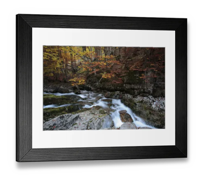 Framed Print : Small waterfall on the Arazas River in the Ordesa y Monte Perdido National Park, Huesca Framed Print : Small waterfall on the Arazas River in the Ordesa y Monte Perdido National Park, Huesca