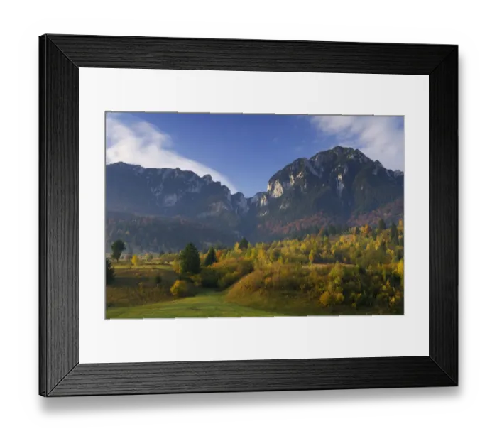 Framed Print : Rock of the King, Mt. Piatra Mica (1816m) and Tumu (1923m), Piatra Craiului National Park Framed Print : Rock of the King, Mt. Piatra Mica (1816m) and Tumu (1923m), Piatra Craiului National Park