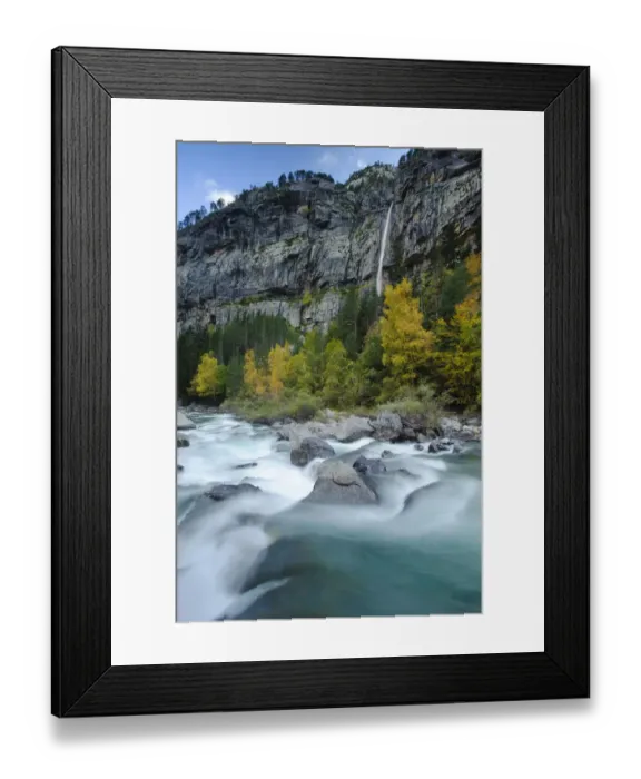 Framed Print : Waterfall at Bujaruelo Valley, Ordesa and Monte Perdido National Park, Pyrenees, Spain Framed Print : Waterfall at Bujaruelo Valley, Ordesa and Monte Perdido National Park, Pyrenees, Spain