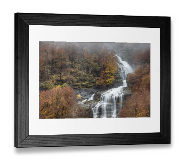 Framed Print : Waterfall in the Verzasca River, Canton Tessin, Switzerland, November Framed Print : Waterfall in the Verzasca River, Canton Tessin, Switzerland, November