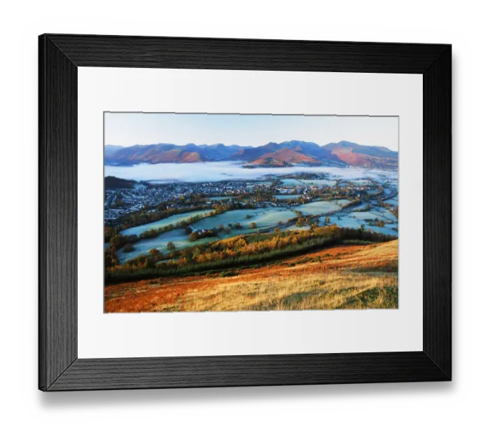Framed Print : Kedswick in autumn, Lake District, England, UK Framed Print : Kedswick in autumn, Lake District, England, UK