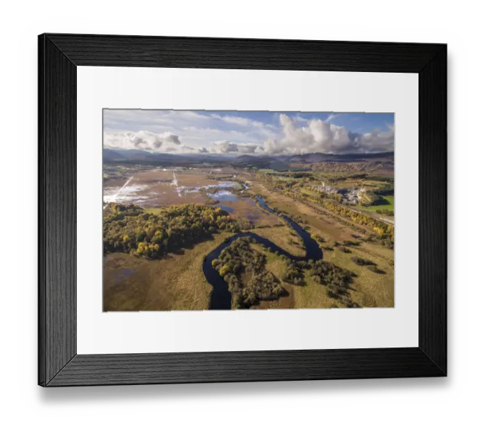 Framed Print : Insh marshes in the Cairngorms National Park, Scotland, UK, October 2017 Framed Print : Insh marshes in the Cairngorms National Park, Scotland, UK, October 2017