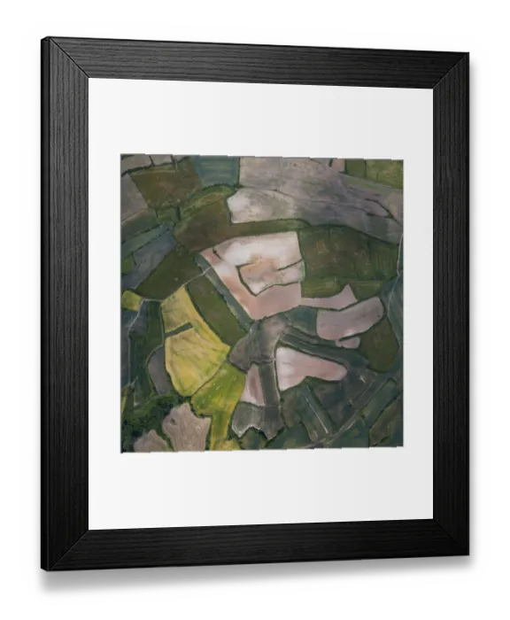 Framed Print : Agricultural landscape, mosaic of fields, aerial view. Cuestahedo, Merindad de Montija Framed Print : Agricultural landscape, mosaic of fields, aerial view. Cuestahedo, Merindad de Montija