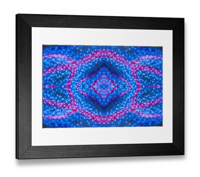 Framed Print : Kaleidoscopic image of polyps on gorgonian coral. West Papua, Indonesia Framed Print : Kaleidoscopic image of polyps on gorgonian coral. West Papua, Indonesia