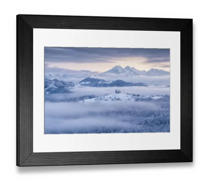 Framed Print : Church of St. Thomas, Skofja Loka, Slovenia, February 2018 Framed Print : Church of St. Thomas, Skofja Loka, Slovenia, February 2018