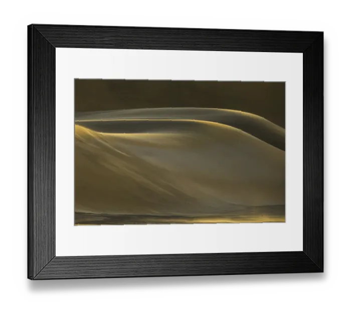 Framed Print : Fine sand dunes smoothed by gentle winds at sunset, in the coastal desert of Dorob Framed Print : Fine sand dunes smoothed by gentle winds at sunset, in the coastal desert of Dorob