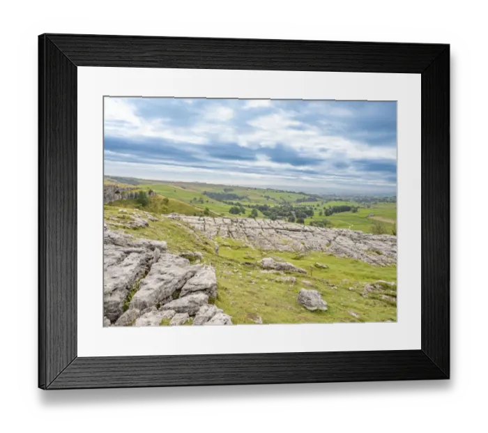 Framed Print : Limestone pavement. Malham Cove, Yorkshire Dales National Park, England, UK Framed Print : Limestone pavement. Malham Cove, Yorkshire Dales National Park, England, UK
