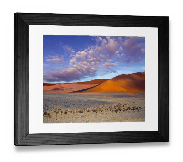 Framed Print : Landscape of the Namib desert, Sossusvlei region, Namibia, March Framed Print : Landscape of the Namib desert, Sossusvlei region, Namibia, March