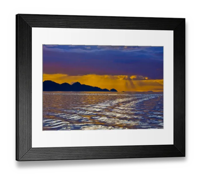 Framed Print : Early morning view, looking southeast from Gordon Channel Framed Print : Early morning view, looking southeast from Gordon Channel