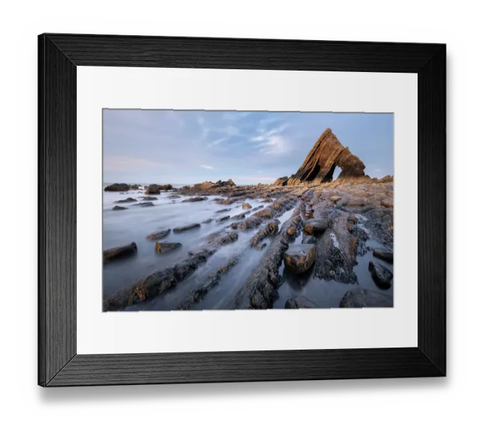 Framed Print : Blackchurch Rock at Mouth Mill, near Browhsham / Clovelly, last light, North Devon, UK. April 2019 Framed Print : Blackchurch Rock at Mouth Mill, near Browhsham / Clovelly, last light, North Devon, UK. April 2019
