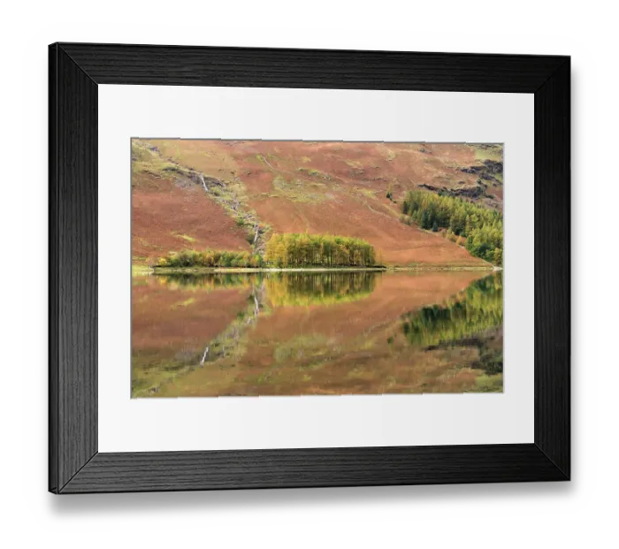Framed Print : Buttermere reflections, Cumbria, The Lake District, UK. November 2016 Framed Print : Buttermere reflections, Cumbria, The Lake District, UK. November 2016