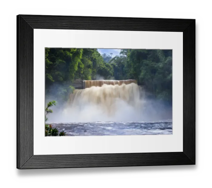 Framed Print : RF - Maliau Falls, Maliau River. Centre of Maliau Basin - Sabah, Borneo Framed Print : RF - Maliau Falls, Maliau River. Centre of Maliau Basin - Sabah, Borneo