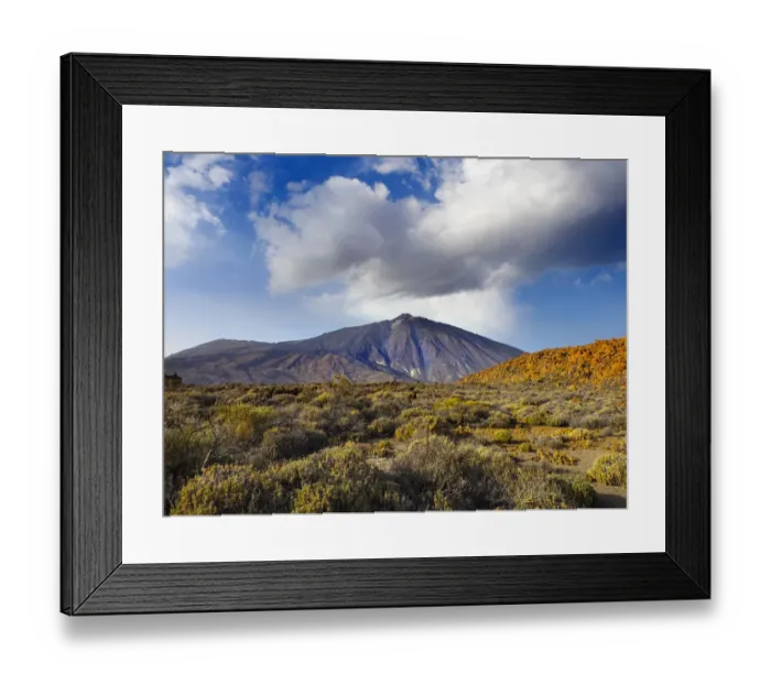 Framed Print : Mount Teide  /  El Teide, Pico del Teide, volcano on Tenerife, Canary Islands