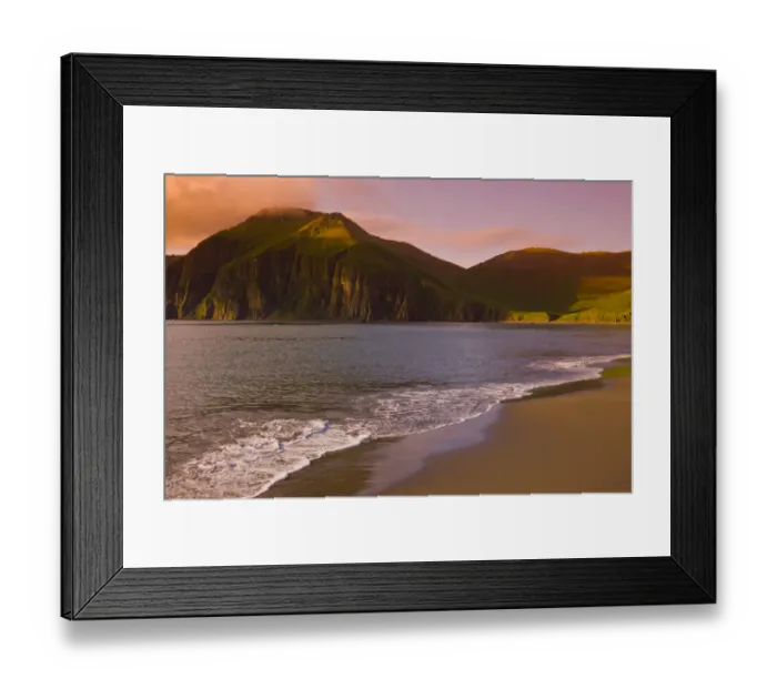 Framed Print : Peschanaya Bay, Medny Island, Commander Islands, Russia Framed Print : Peschanaya Bay, Medny Island, Commander Islands, Russia