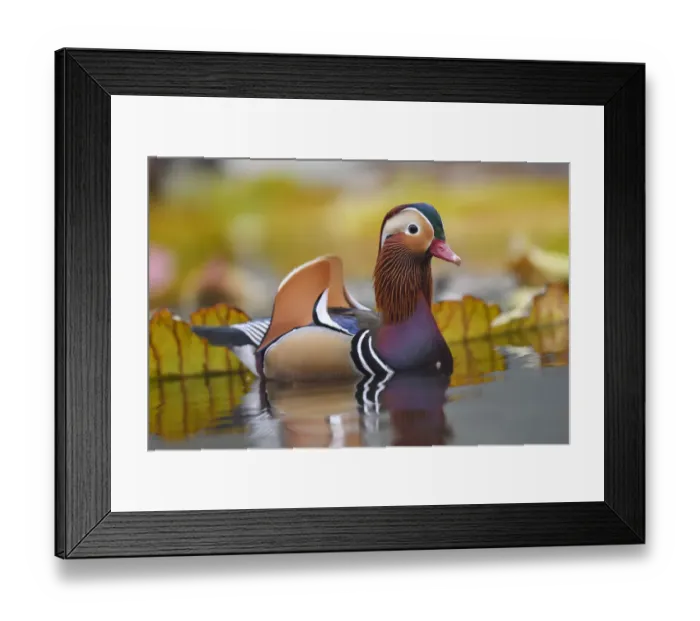 Framed Print : Mandarin duck (Aix galericulata) Yuyuantan Park, Beijing, China Framed Print : Mandarin duck (Aix galericulata) Yuyuantan Park, Beijing, China
