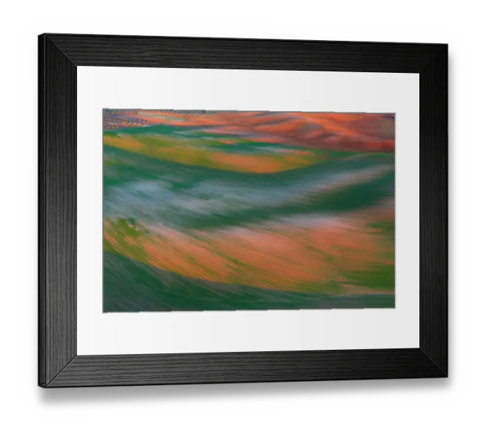 Framed Print : Aerial view of wheat seedlings pushing through strips of bare, cultivated land in spring, turning the landscape green. Toledo, Castilla-La Mancha, Spain Framed Print : Aerial view of wheat seedlings pushing through strips of bare, cultivated land in spring, turning the landscape green. Toledo, Castilla-La Mancha, Spain