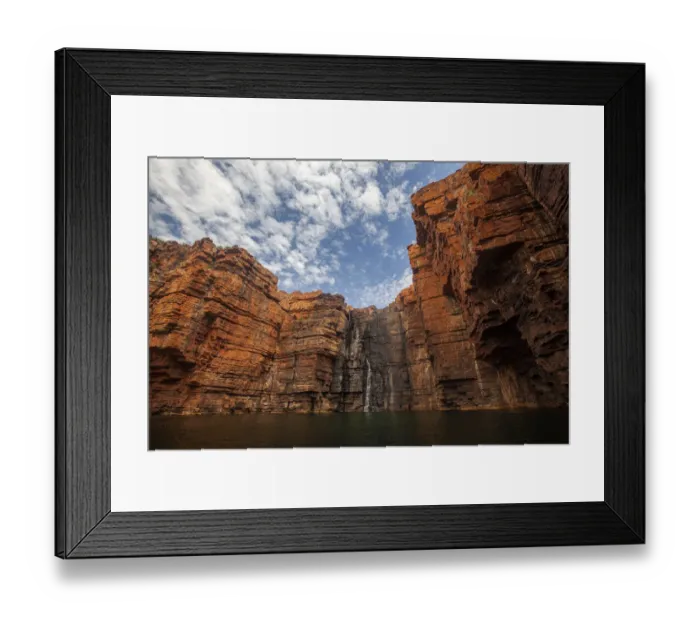 Framed Print : King George River iron stained sandstone cliffs, Kimberley, Western Australia Framed Print : King George River iron stained sandstone cliffs, Kimberley, Western Australia