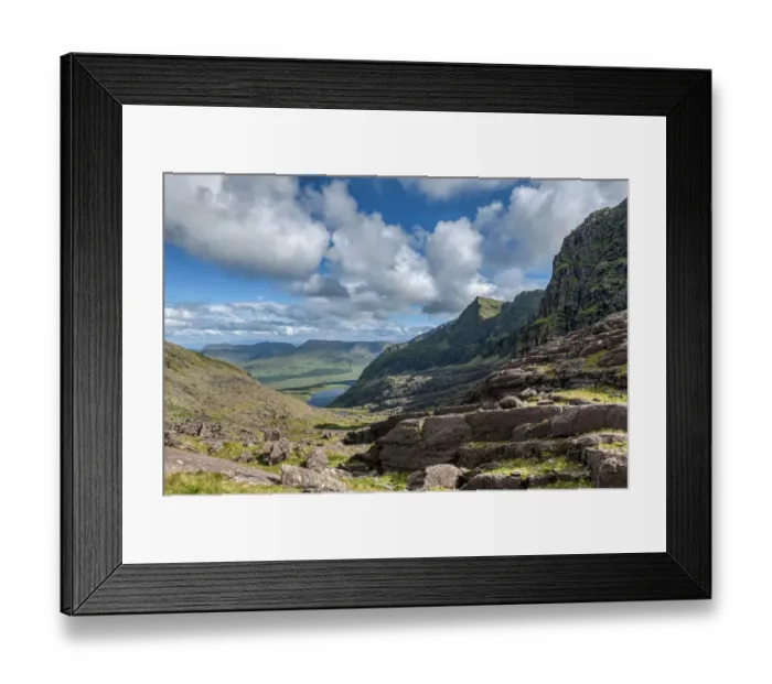 Framed Print : View from Brandon Mountain Dingle, County Kerry, Ireland, July 2008 Framed Print : View from Brandon Mountain Dingle, County Kerry, Ireland, July 2008