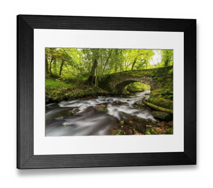 Framed Print : Buckland Bridge over River Webburn, flowing through woodland. Dartmoor National Park, England, UK. October 2020 Framed Print : Buckland Bridge over River Webburn, flowing through woodland. Dartmoor National Park, England, UK. October 2020