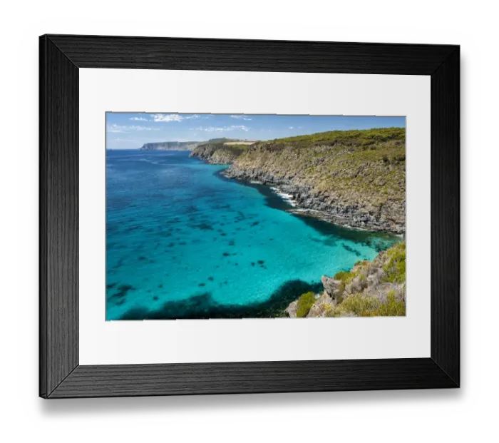 Framed Print : Scott Cove Lookout near Cape Borda Lighthouse, Flinders Chase National Park Framed Print : Scott Cove Lookout near Cape Borda Lighthouse, Flinders Chase National Park