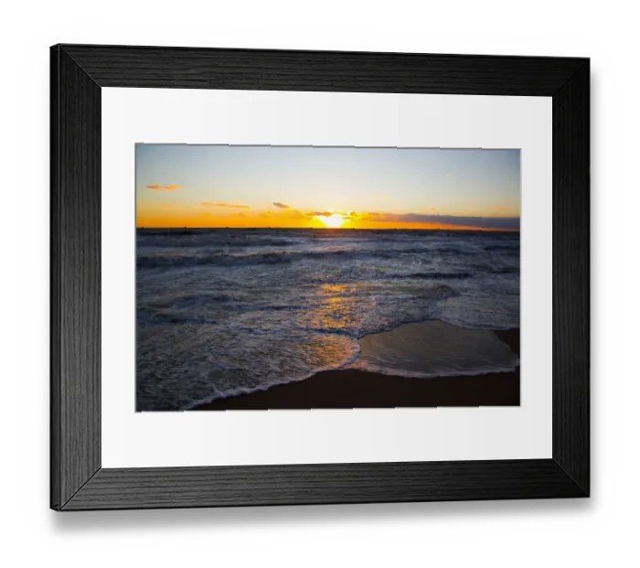 Framed Print : Winter gale in sea at sunset, Long Island Sound, Hammonasset State Park, Madison Framed Print : Winter gale in sea at sunset, Long Island Sound, Hammonasset State Park, Madison