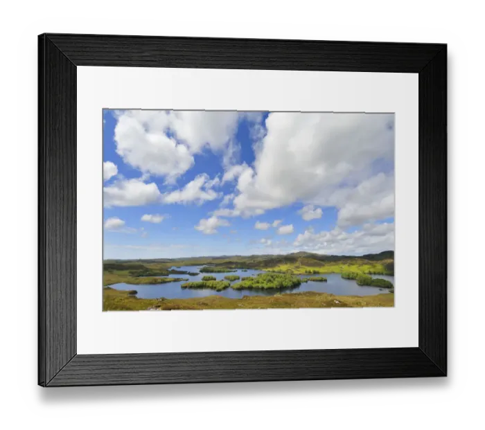 Framed Print : A view over the oak (Quercus petraea) covered islands of Loch Beannach Framed Print : A view over the oak (Quercus petraea) covered islands of Loch Beannach