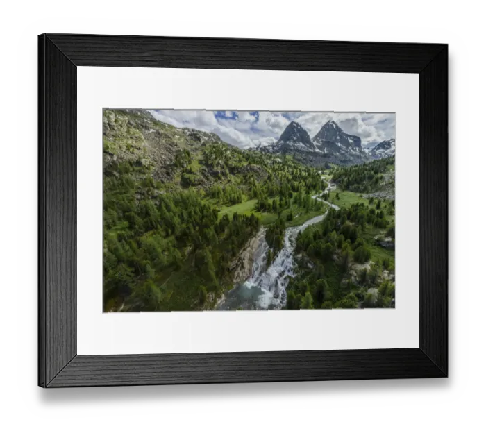 Framed Print : Cascade of waterfalls, Shinok River, Tog-Altai. Altai Republic, Russia Framed Print : Cascade of waterfalls, Shinok River, Tog-Altai. Altai Republic, Russia