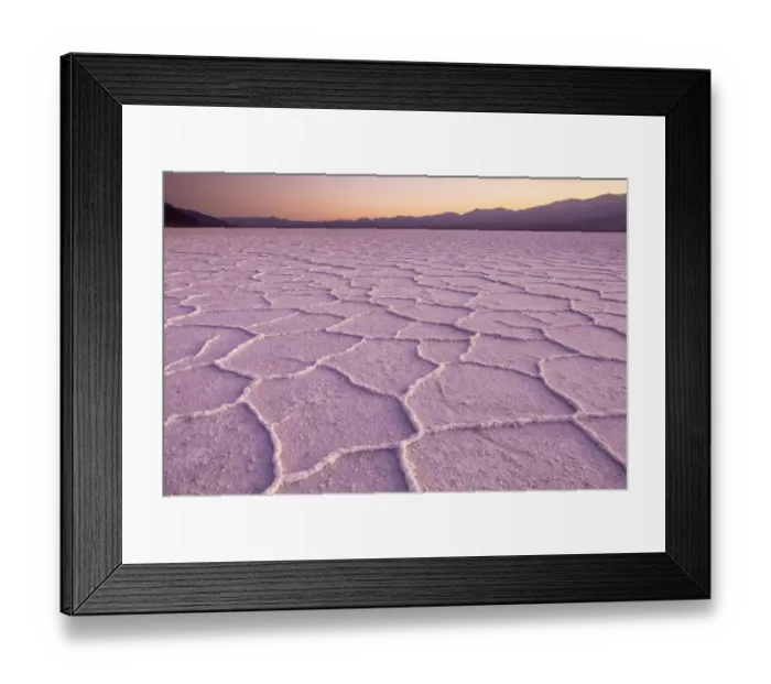 Framed Print : Badwater, the lowest point in the the USA and the hottest place on earth Framed Print : Badwater, the lowest point in the the USA and the hottest place on earth