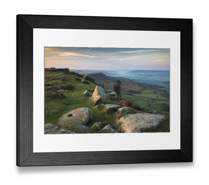 Framed Print : Curbar Edge, Peak District National Park, Derbyshire, England, UK. April 2018 Framed Print : Curbar Edge, Peak District National Park, Derbyshire, England, UK. April 2018