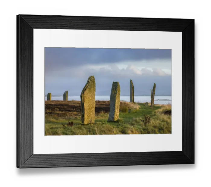 Framed Print : The Ring of Brodgar at dawn, Mainland, Orkney Isles, Scotland. October 2020 Framed Print : The Ring of Brodgar at dawn, Mainland, Orkney Isles, Scotland. October 2020
