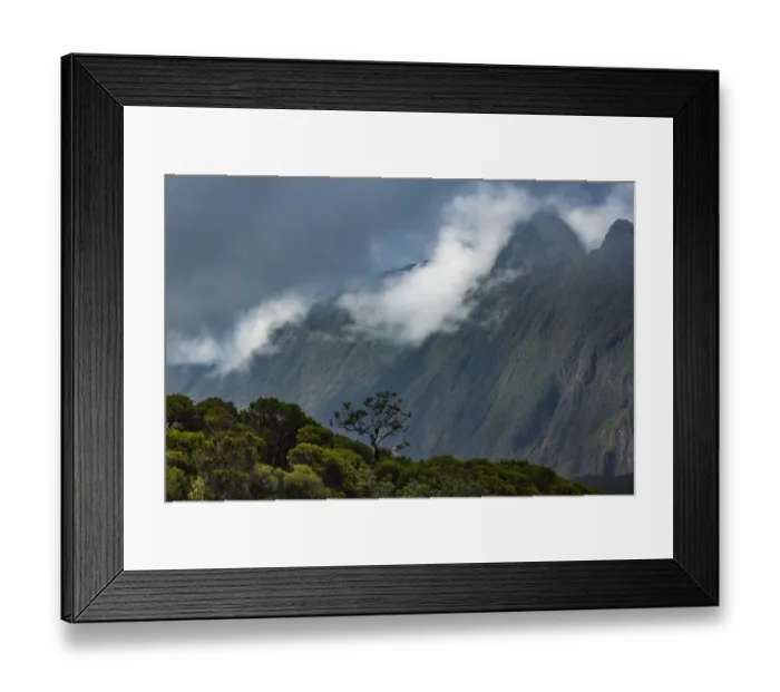 Framed Print : The Col de Boeuf, Reunion Island Framed Print : The Col de Boeuf, Reunion Island